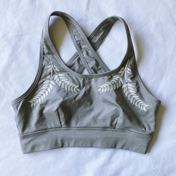 Alala Other - Alala Laurel Embroidered Sports Bra S